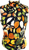 Hermes Paris. Silk, Acetate Leaf Scarf Print Top