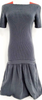 Chanel Paris. Grey Wool, Cashmere Dress