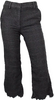 JW ANDERSON UK. Charcoal Gray Plaid Tweed Distressed Hem Trouser Pants