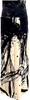 Masahiko Maruyama Japan. nude. Distortion 3. Black/Tan Abstract Cotton Skirt