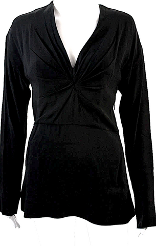 Celine Paris. Phoebe Philo Designed Black Viscose/Acetate Blend Mini Dress