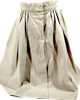 Prada Italy. Beige Cotton/Organic Fibers Blend Skirt