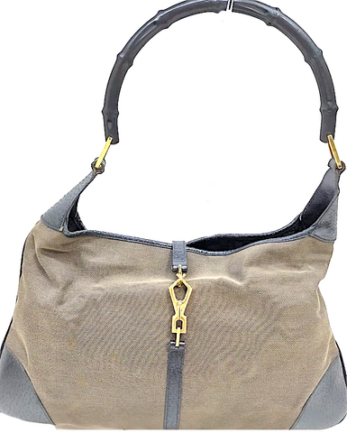 Yves Saint Laurent Paris. Honey Color "Wet Look" Coated Shoulder Bag / Hand Bag