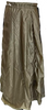 Ann Demeulemeester Belgium. Dark Chartreuse Parachute Skirt Drawstring Waist