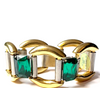 CLAUDE MONTANA PARIS. Vintage (Circa 1980-1989) Premier Etage Made in France Modernist Bracelet