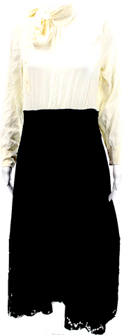 Celine Paris. Phoebe Philo Designed Black Viscose/Acetate Blend Mini Dress