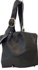 Michiamo JAPAN. Black Lambskin Leather Buckle Strap Lined Shoulder Bag