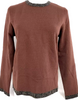 Yves Saint Laurent Paris. Brown/Grey Wool Sweater