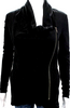 Helmut Lang NY. Black Wool Asymmetric Knit Jacket Black