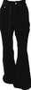 Rick Owens Paris. Drkshdw. Black Corduroy High Rise Wide Flared Pants