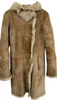 JOSEPH LONDON. Light Brown Beige Mouton Coat