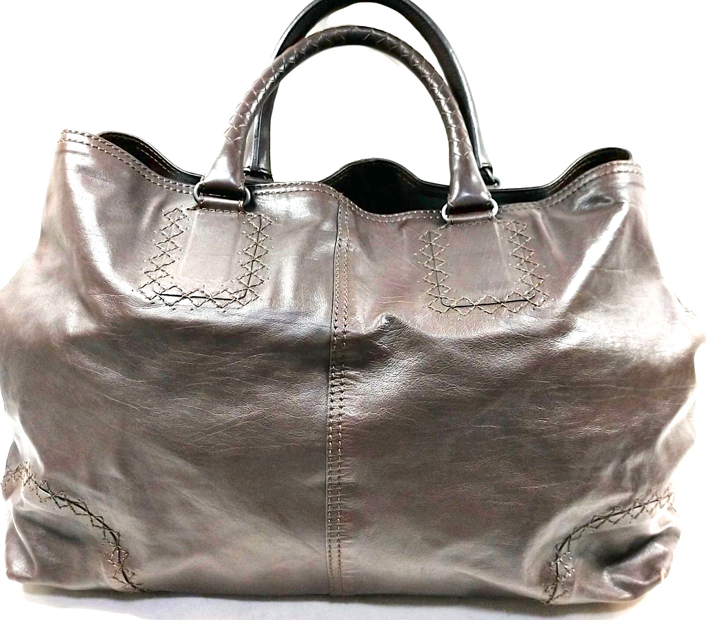 Bottega Veneta Italy. Brown Leather Shoulder Bag / Hand Bag
