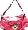 Miu Miu Italy. Pink Distressed Leather Shoulder Bag / Hand Bag