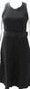 Prada Italy. Black Sleeveless Midi Polyester Tank Dress