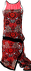 Helmut Lang NY. Red Rayon, Silk, Polyester Dress
