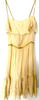 Miu Miu Italy. Vintage 100% Gold Silk Cocktail/Party Dress