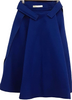 BALENCIAGA PARIS. Cobalt Blue Wool Skirt