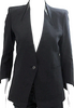 Helmut Lang For Intermix, Black Wool Single Button Blazer Jacket