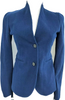 Gucci Italy. Vintage Blue Cotton, Rayon, Polyester Blazer.