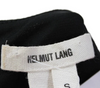 Helmut Lang NY. Black Viscose Back Zip Sleeveless V Neck Knit Shift Dress