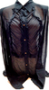 Fendi Italy. Black Rayon Semi Sheer Top