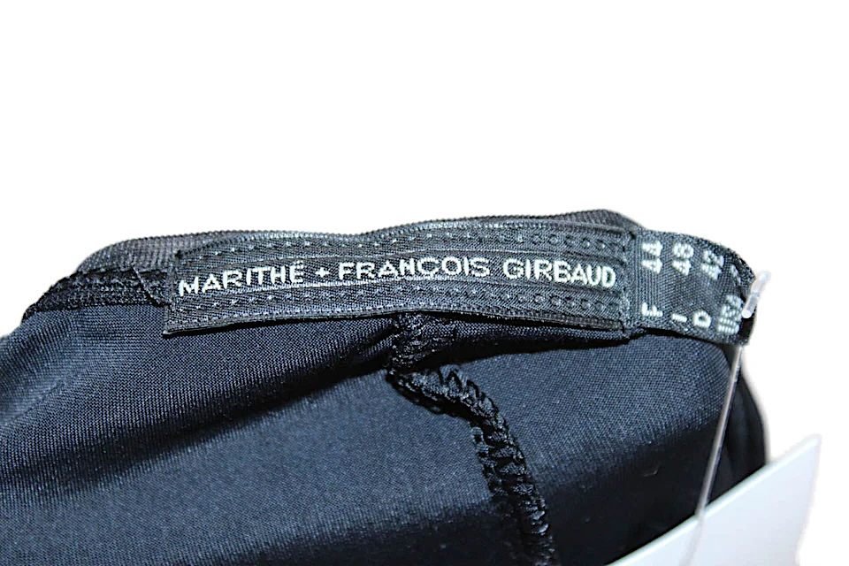 Marithe + Francois Girbaud Paris.  Black Sleeveless Maxi Tank Dress