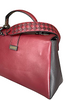 Bottega Veneta Italy. Piazza Tri-Color Leather Top Handle Woven Strap Crossbody Shoulder Bag