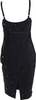 Elizabeth & James NY. Black Spaghetti Straps Empire Waist Mini Dress