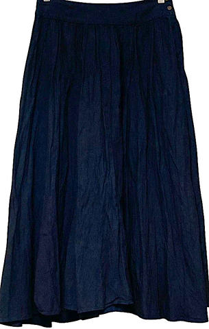 UNITED TOKYO JAPAN. Black Fluffy, Fringe Long Skirt