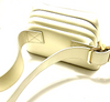 OSOI SOUTH KOREA. MINI CREAM LEATHER LUXURY SHOULDER BAG