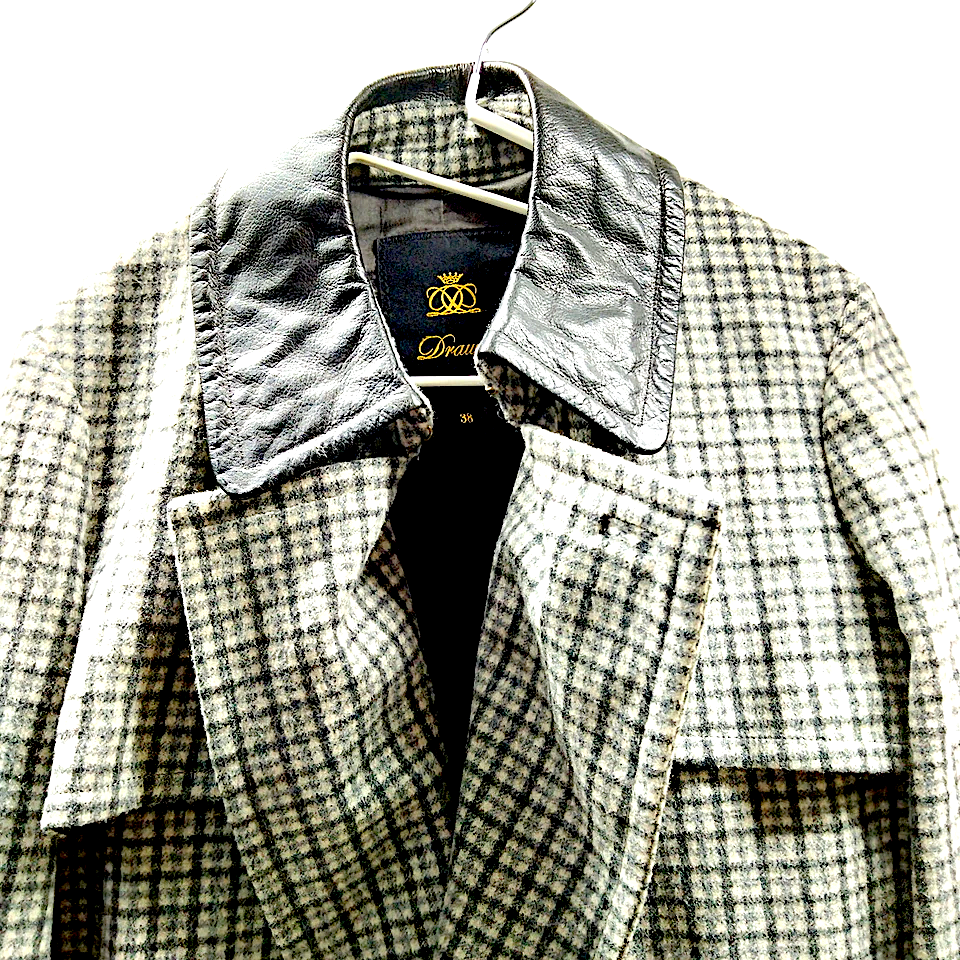 DRAWER JAPAN. Wool, Cotton, Silk Long Coat