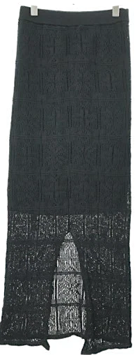 GARAGE OF GOOD CLOTHING JAPAN.  Black (Lace) Long/Maxi Length Skirts