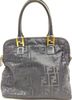 Fendi Italy. Black Tessuto Nylon Zucca FF Logo Shoulderbag / Handbag