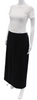 Jil Sander  Black Cashmere Maxi Pencil Skirt