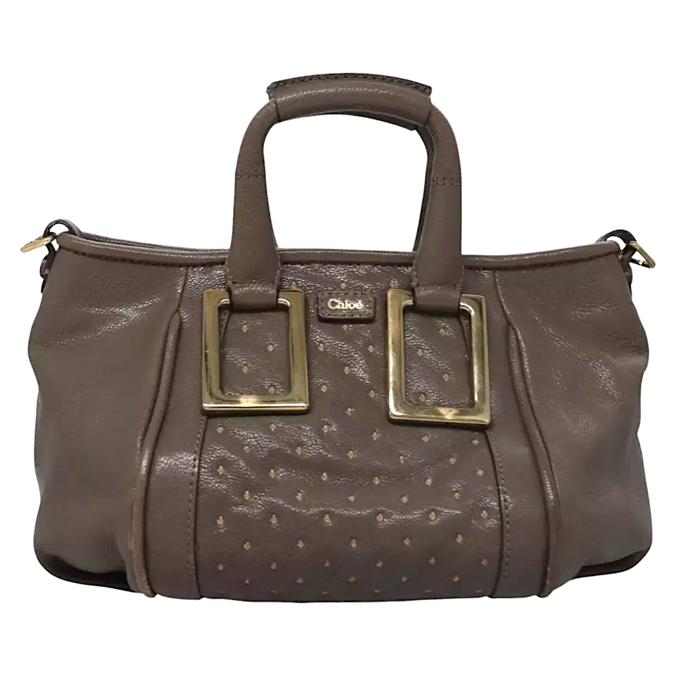Chloe Paris. Vintage Phoebe Philo Designed Brown Leather Ltd. Edition Mini Shoulder Bag / Crossbody Bag