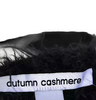 Autumn Cashmere Black Fuzzy Crew Neck Long Sleeve Faux Fur Sweater