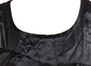 Prada Italy. Black Silk Ruffle Top