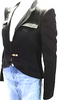 Stella McCartney UK. Black Zip Pockets Long Sleeve Blazer Jacket