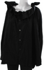 Comme Des Garcons Japan.  Black Buttonup Long Sleeve Tunic