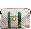 GUCCI italy. PLUS JUMBO XXL Brown Boston Bag Sherry Line Travel Shoulder Bag