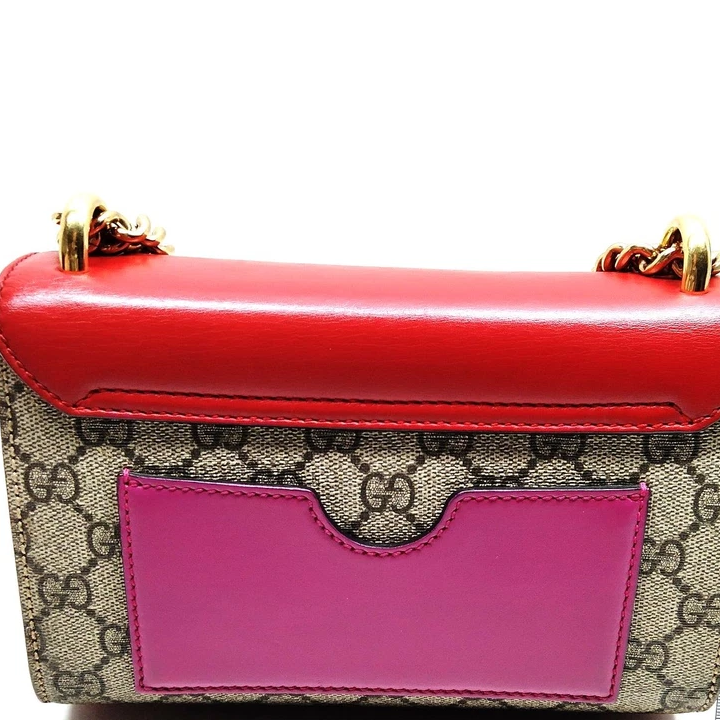 Gucci Italy. VINTAGE LOGO CHAIN STRAPS W/KEY MINI SHOULDERBAG