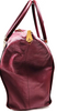 VIVIENNE WESTWOOD UK. NEW W/O TAG. Bordeaux Croc Pattern Leather Distressed Large Shoulder Bag / Tote Bag