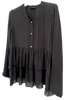 Hannoh Wessel Paris. AEQUAMENTE Black Silk Blouse