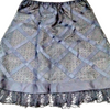 Chanel Paris. Vintage Classic Polyester Silk Skirt