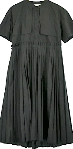 Comme des Garçons Comme des Garçons Japan. Black Semi Sheer 3/4 Sleeve Collection Dress