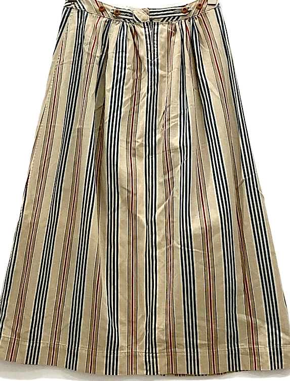 45rpm Japan. Multi Color Stripes Skirt