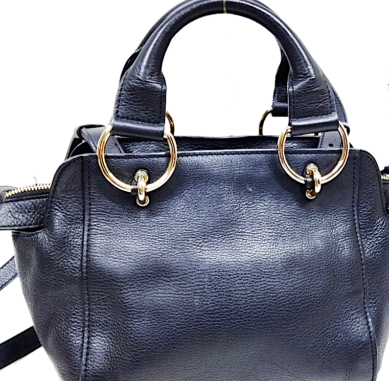 Chloe Paris. Black Leather Shoulder Bag / Hand Bag
