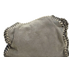 Stella McCartney UK. Grey Vegan Leather Classic Shoulder Bag / Hand Bag