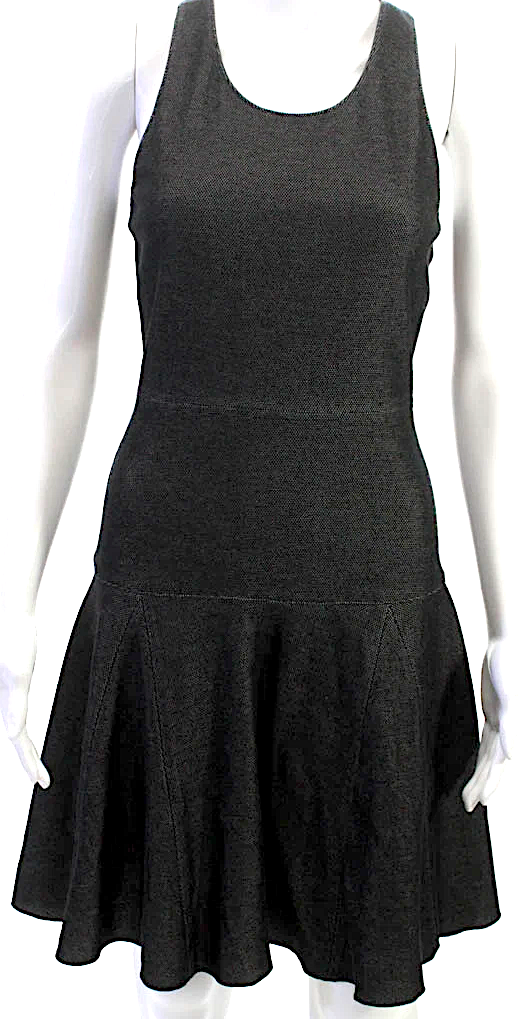 Rag &amp; Bone NY. Gray Cotton Fit &amp; Flare Sleeveless Dress