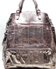 Dolce&Gabbana Itay. Silver Printed Leather Space Age Tote Bag / Shoulder Bag